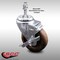 Service Caster 4 Inch SS High Temp Glass Filled Nylon 10mm Threaded Stem Caster with Brake SCC-SSTS20S414-GFNSHT-TLB-M1015 - alternate 1